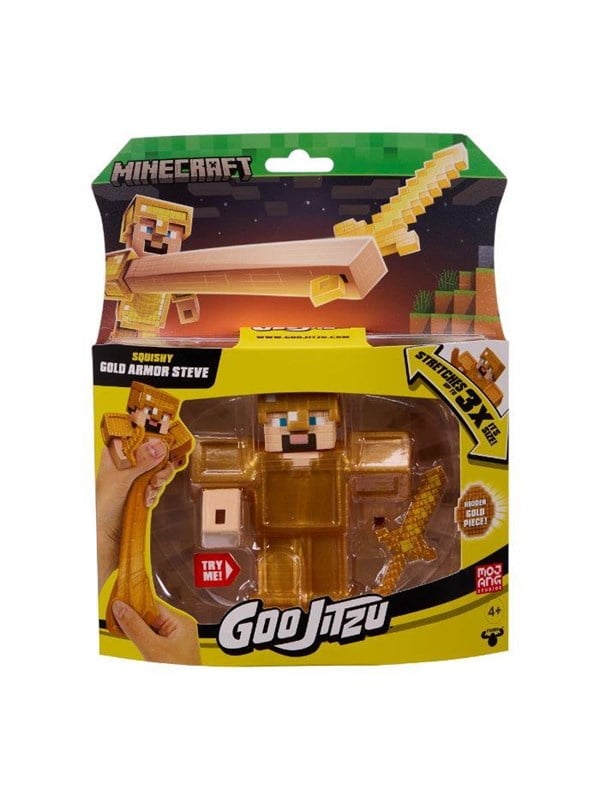 Goo Jit Zu MINECRAFT S4 GOLD ARMOR STEVE