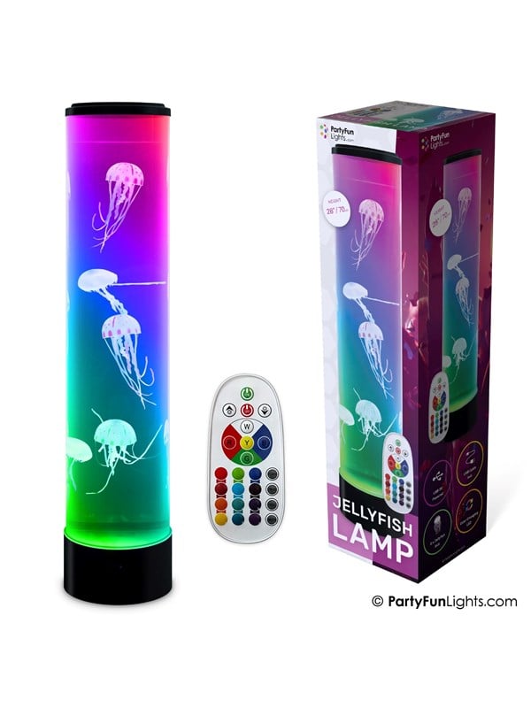Party Funlight XXL Jelly Fish Tube Lamp H: 70cm