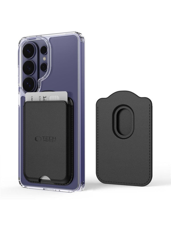 Tech-Protect CH02 MagWallet MagSafe Magnetic Wallet for Phone - Black