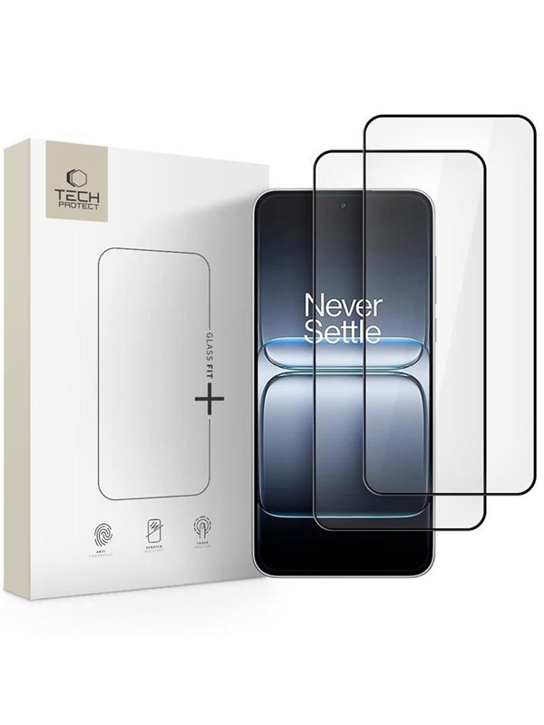 Tech-Protect Glass Fit+ 2-pack Tempered Glass for OnePlus Nord 5 - Black