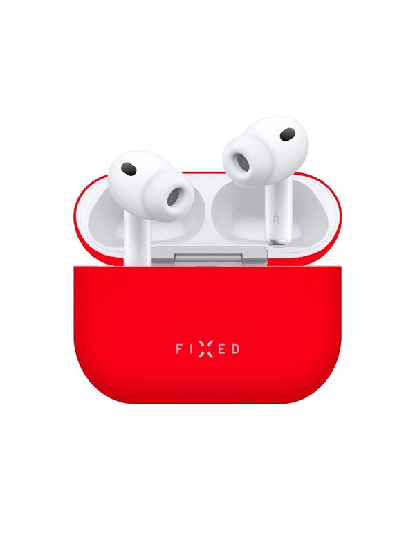 FIXED Silky Silicone case for Apple AirPods Pro 3 Red