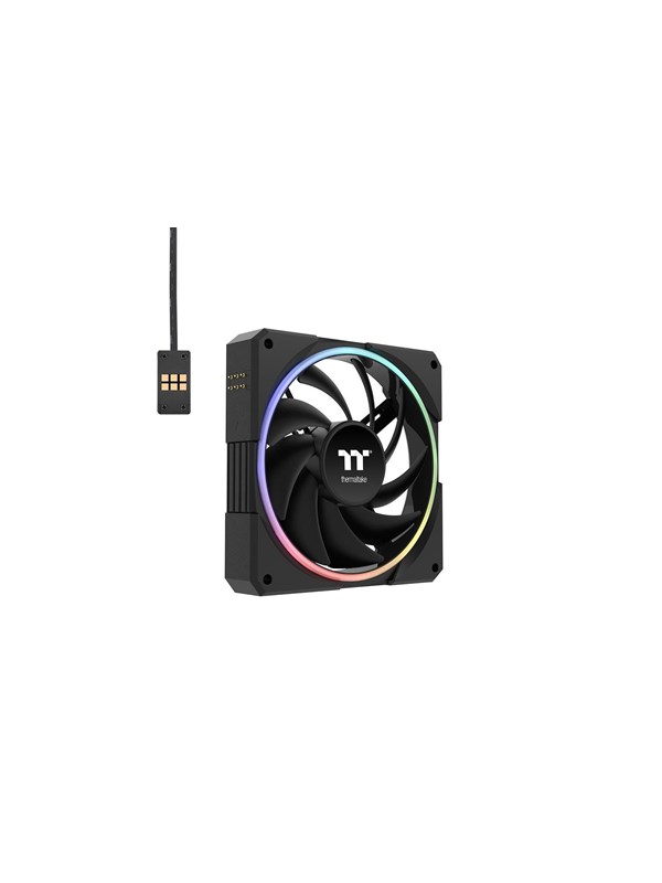 Thermaltake TS120 EX RGB PC Cooling Fan - Black (3pack) - Kotelotuuletin - 120mm - musta - 21 dBA