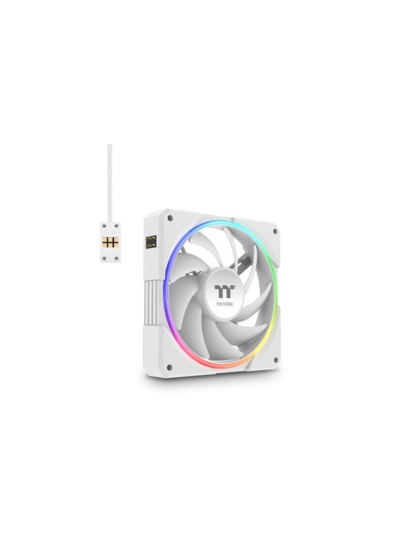 Thermaltake TS120 EX RGB PC Cooling Fan - White (3pack) - Kotelotuuletin - 120mm - Valkoinen - 21 dBA