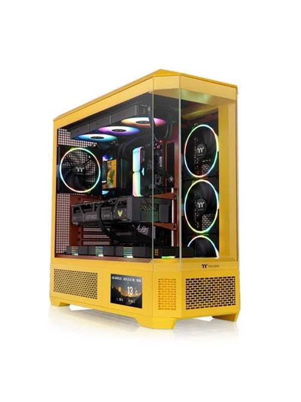 Thermaltake View 600 TG Full Tower Case - Butter C - Kotelot - Fulltower - Keltainen