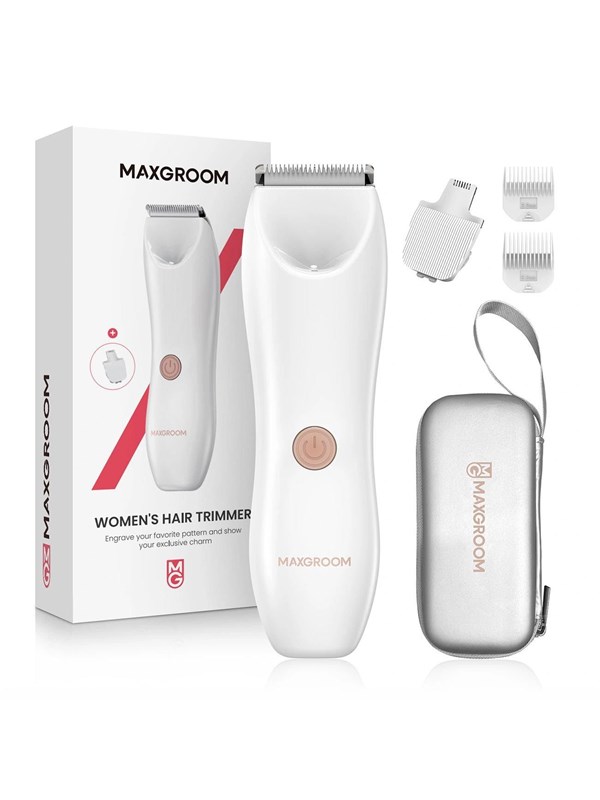MAXGROOM Bikinitrimmeri RFCD-9082 2-in-1 Women's Body and Face Trimmer - White