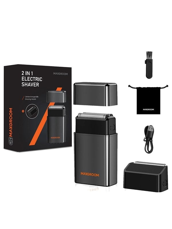 MAXGROOM Partakoneet ZG-F5580 2-in-1 Electric Shaver - Black