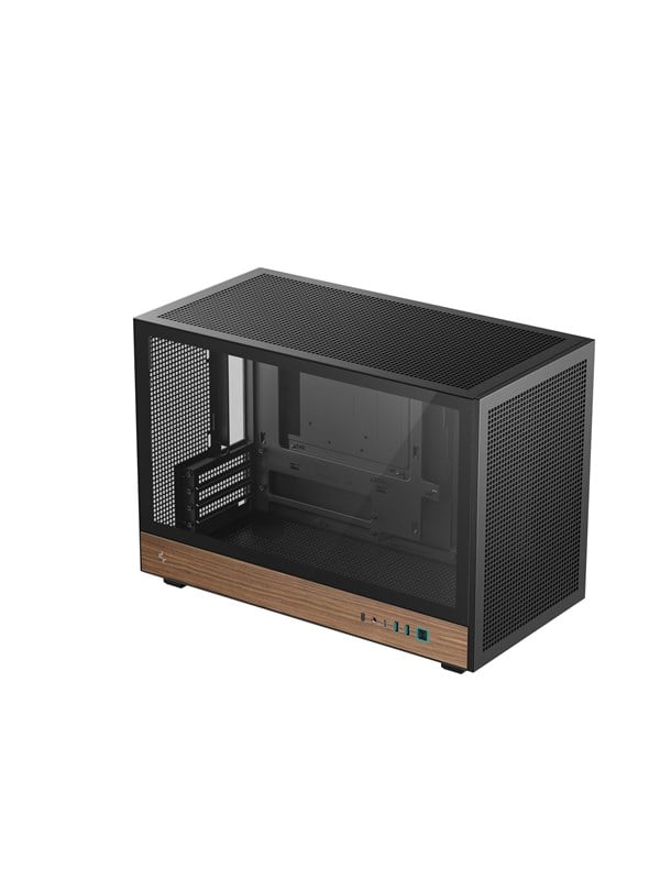 DeepCool CH260 WOOD - Kotelot - Minitower - Musta