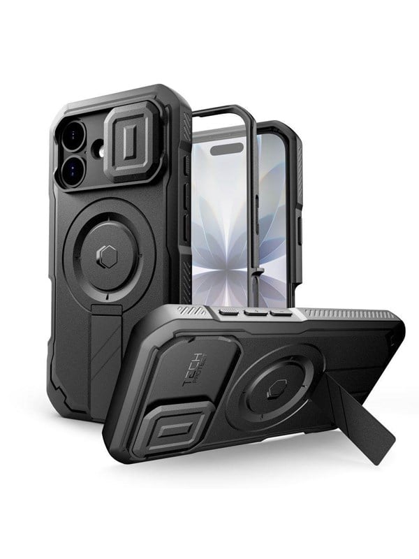 Tech-Protect Kevlar MagSafe Case for iPhone 17 - Black