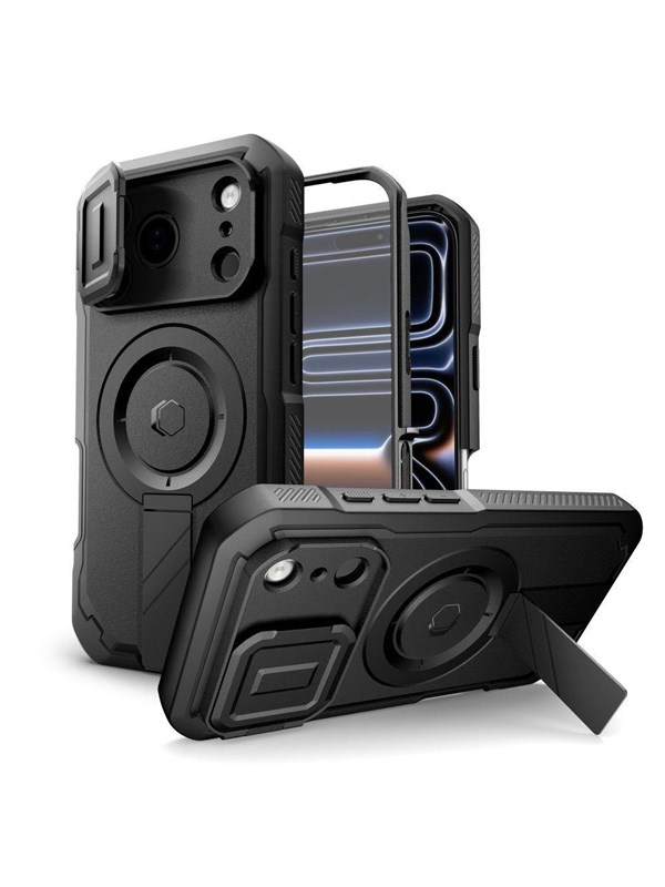 Tech-Protect Kevlar MagSafe Case for iPhone 17 Pro Max - Black