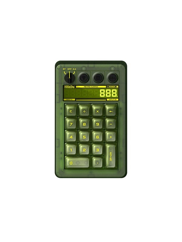 8BitDo Mechanical Numpad (Xbox Edition) - Numeroryhmän - Vihreä