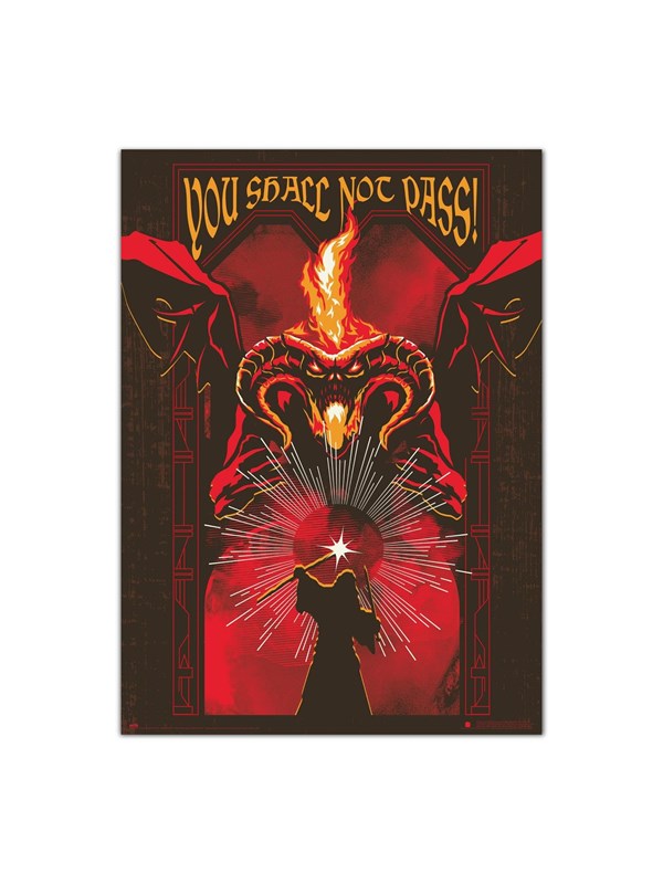 Grupo Erik - Balrog Luminescent Poster - Juliste