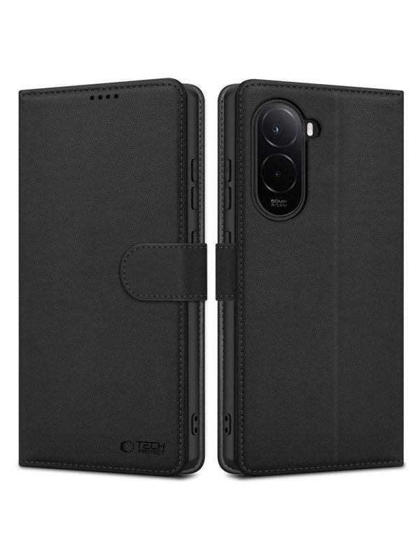 Tech-Protect Wallet Case for Xiaomi Poco M7 - Black