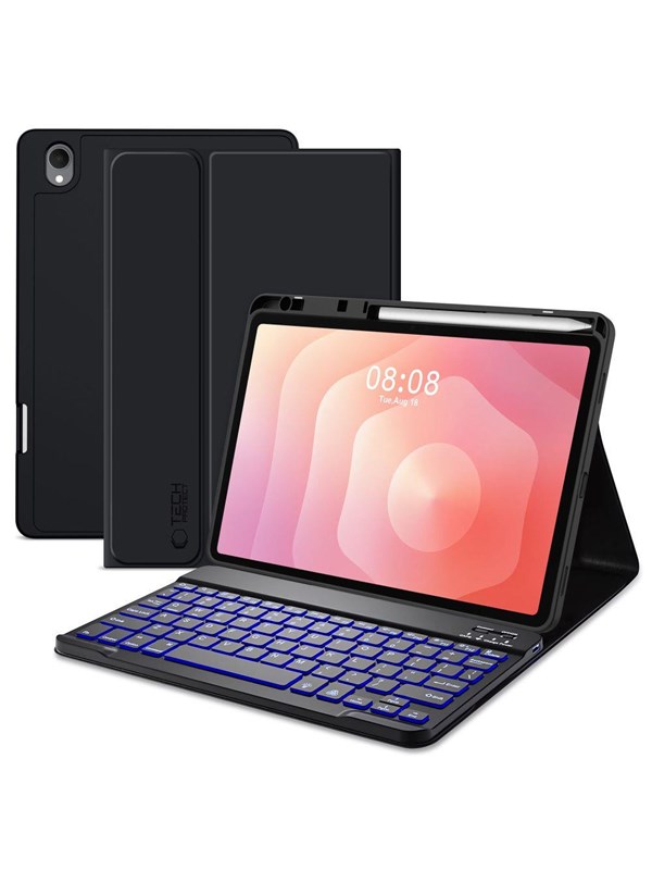 Tech-Protect SC Pen Case for Samsung Galaxy Tab S11 11.0 X730 / X736B - Black (US International)