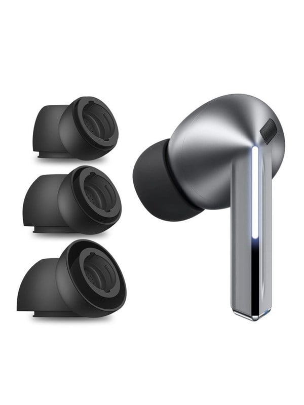 Tech-Protect Ear Tips for Samsung Galaxy Buds 3 Pro in sizes S / M / L - black (3 pcs)