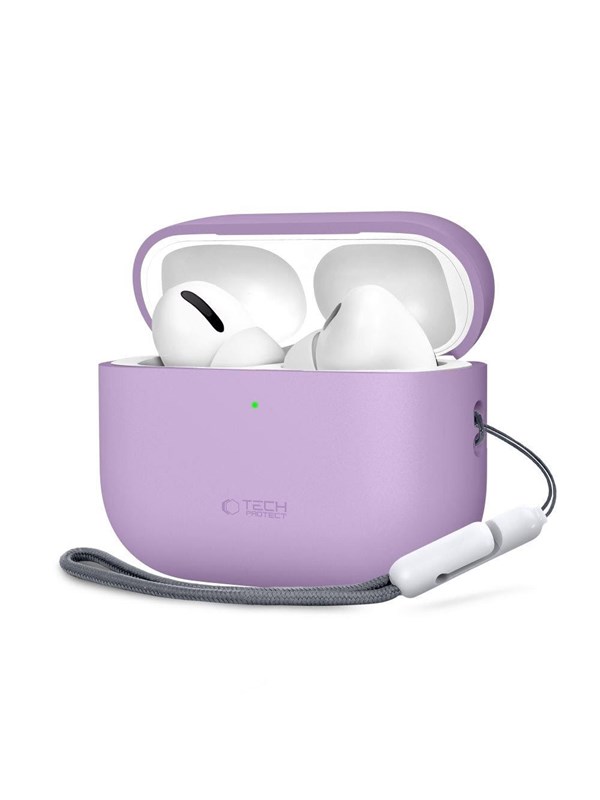 Tech-Protect Silicone Case for AirPods Pro 3 - Purple