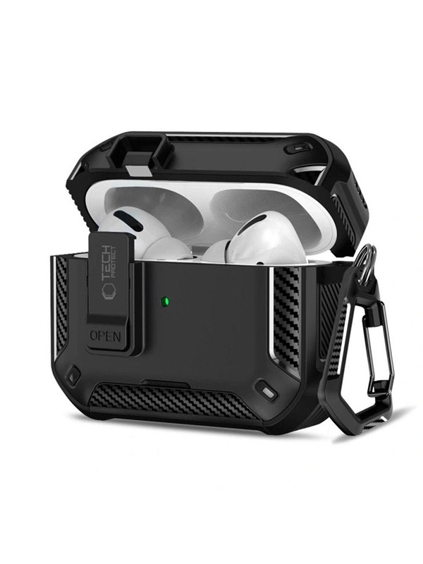 Tech-Protect Carbonox MagSafe Case for AirPods Pro - Black