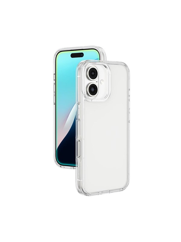 AmazingThing Minimal Case for iPhone 16 Plus Silicone Case - Transparent