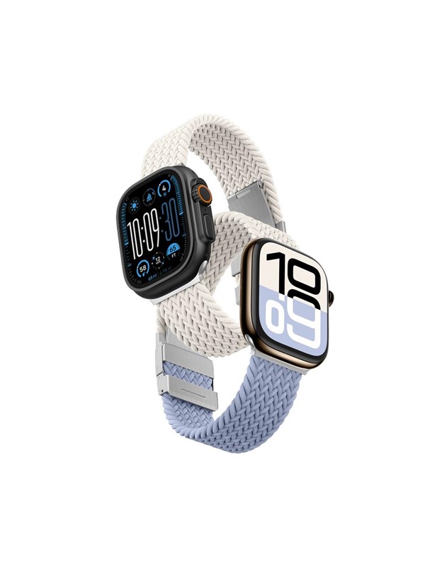 AmazingThing Set of 2 Blend Band for Apple Watch 45/46/49mm - Space Blue/Stellar