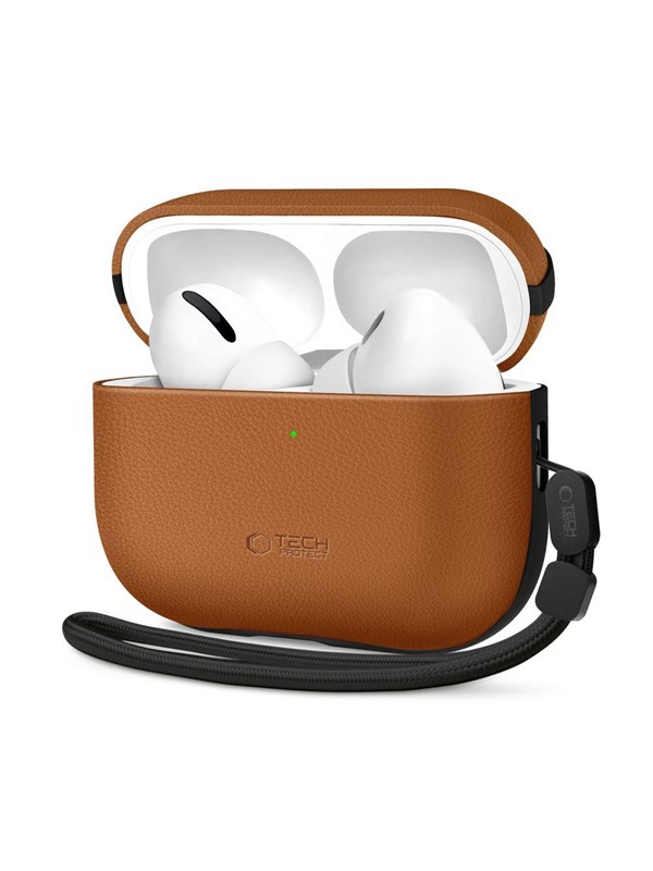 Tech-Protect NaturalFit Case for AirPods Pro 3 - Brown