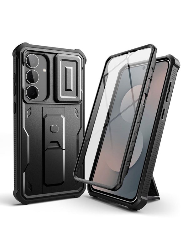 Tech-Protect Kevlar Cam+ Case for Samsung Galaxy S25 FE - Black