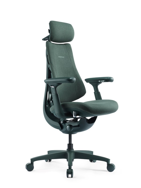 LiberNovo Omni Ergonomic Chair - 48cm Moss Green - Vihreä - Jopa 135 kg