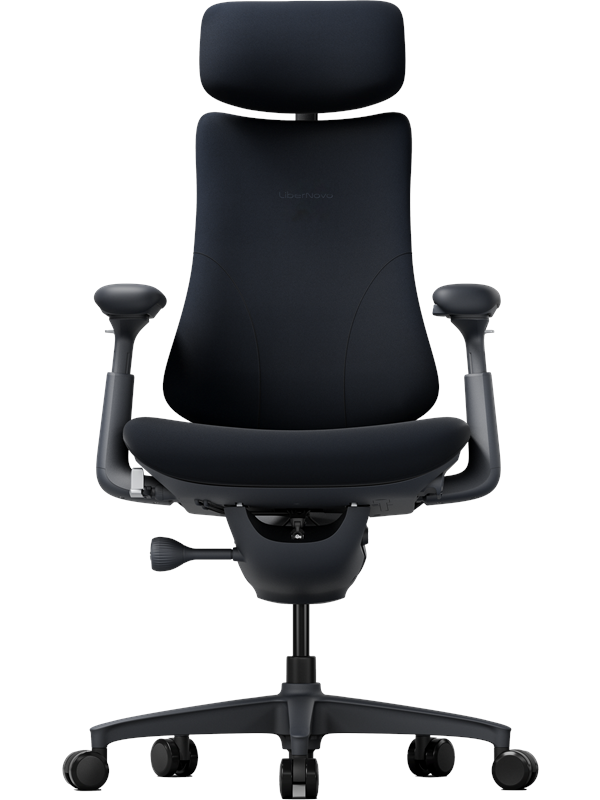 LiberNovo Omni Ergonomic Chair - 48cm - Musta - Jopa 135 kg