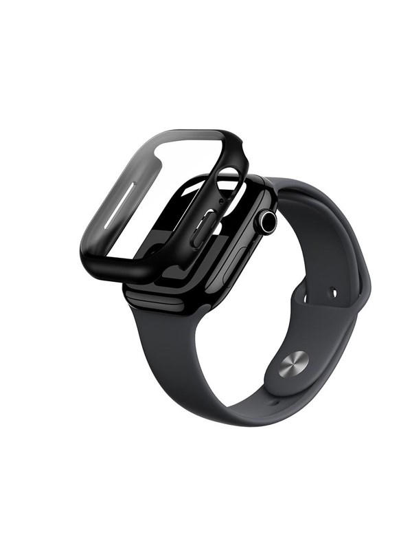 AmazingThing Radix Glass Case for Apple Watch 46mm - Black