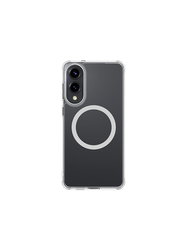 AmazingThing Minimal Mag Case with Magnetic Ring for Samsung Galaxy S25 Edge - Transparent