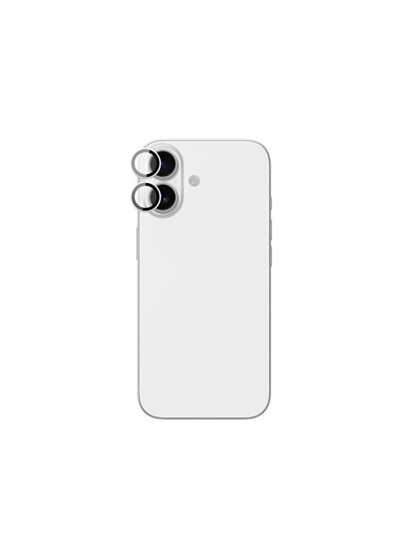 AmazingThing Lens Glass for iPhone 17 with Silver Aluminum Frame