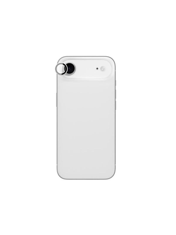 AmazingThing Lens Glass for iPhone 17 Air with Silver Aluminum Frame