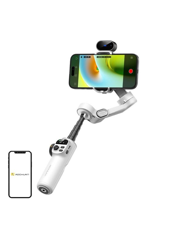 AOCHUAN X2 Gimbal with AI Sensor (White)