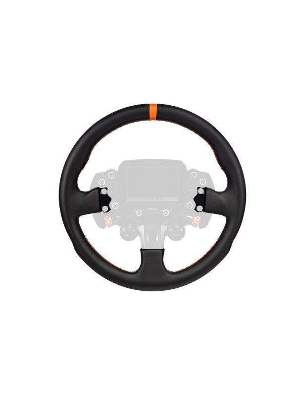 Simagic ZS-330RR Rounded Steering Wheel Rim 330mm - Leather