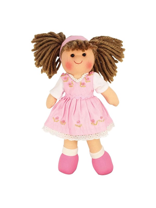 Bigjigs Fabric Doll Rose - 28cm