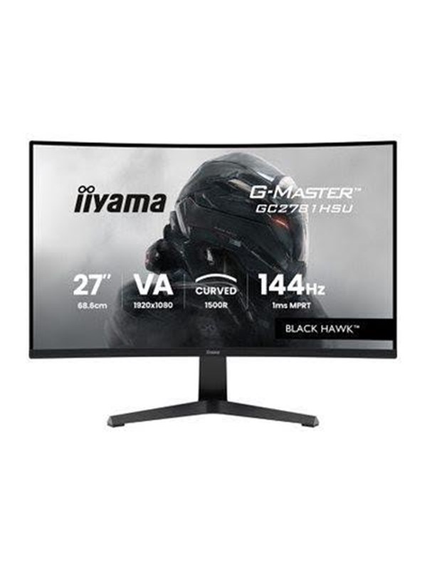 27" iiyama G-MASTER Black Hawk GC2781HSU-B1 - LED monitor - curved - Full HD (1080p) - 27"