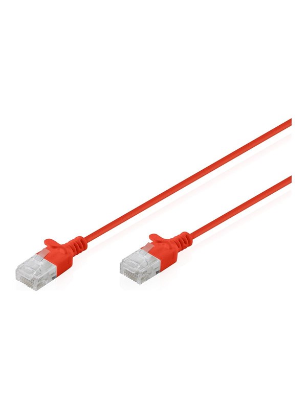 DIGITUS patch cable - red - Punainen