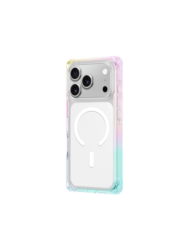 AmazingThing Omni case for iPhone 17 Pro Max compatible with MagSafe - transparent-rainbow