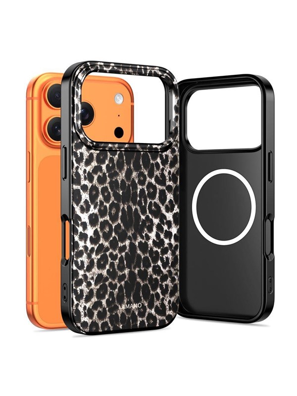 Tech-Protect Lamano MagSafe Case for iPhone 17 Pro Max - Black & Brown