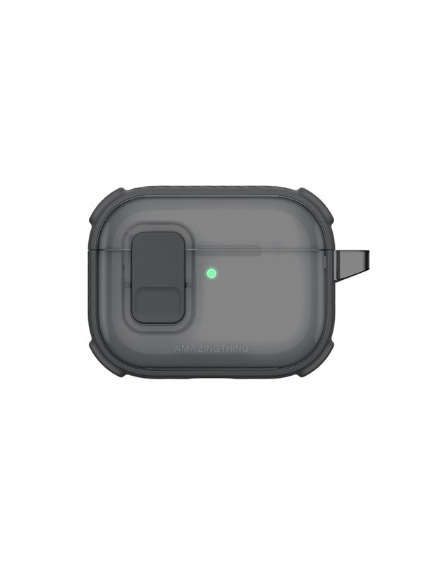 AmazingThing Titan Pro Mag Case Clear for AirPods Pro 3 - Black