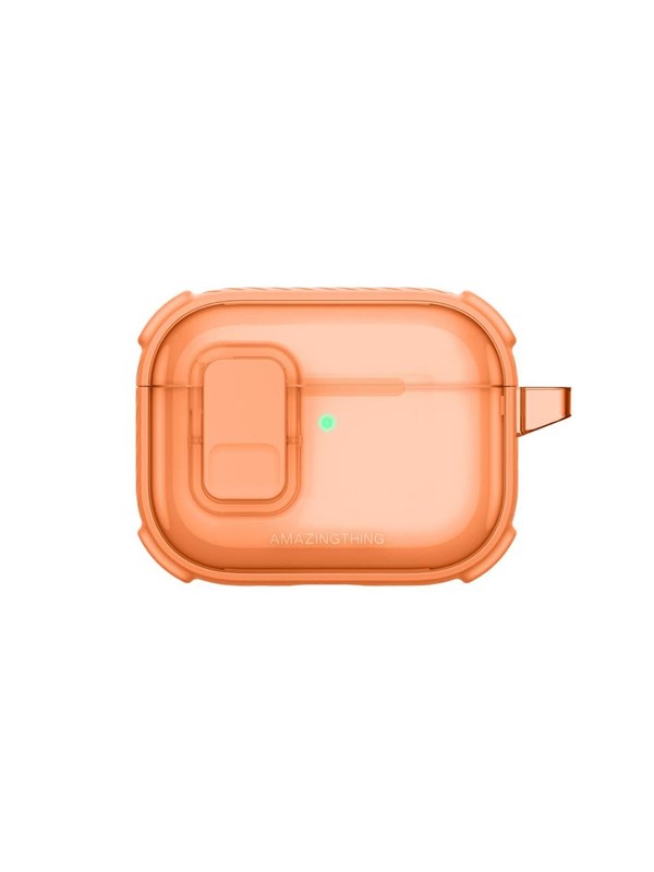 AmazingThing Titan Pro Mag Case Clear for AirPods Pro 3 - Orange