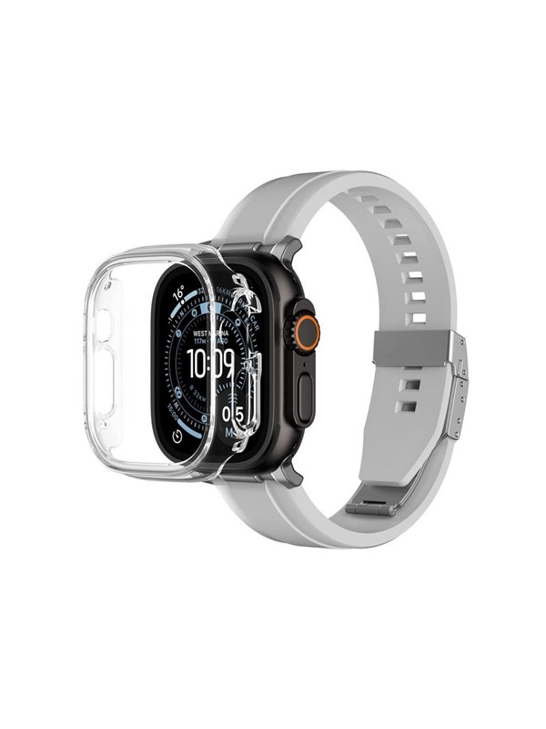 AmazingThing Minimal Protective Case for Apple Watch UItra 3 49mm - Transparent