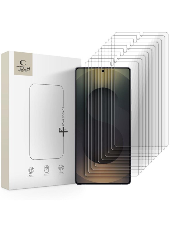 Tech-Protect Glass Bundle 10-pack for Samsung Galaxy S25