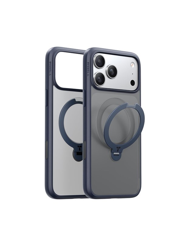 Torras Ostand Q3 Spin - midnight blue - iPhone 17 Pro