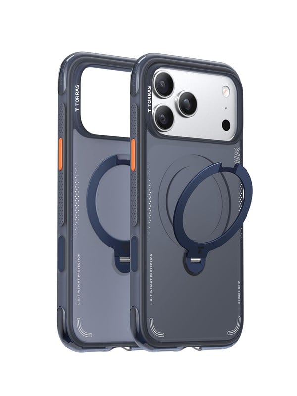 Torras Ostand Q3 Air - deep blue- iPhone 17 Pro Max