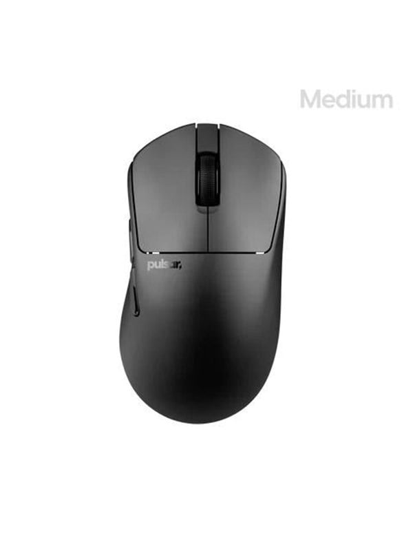 Pulsar X3 CrazyLight Medium Wireless (Jet Black) - Pelihiiri - Optinen - 5 painiketta - Musta