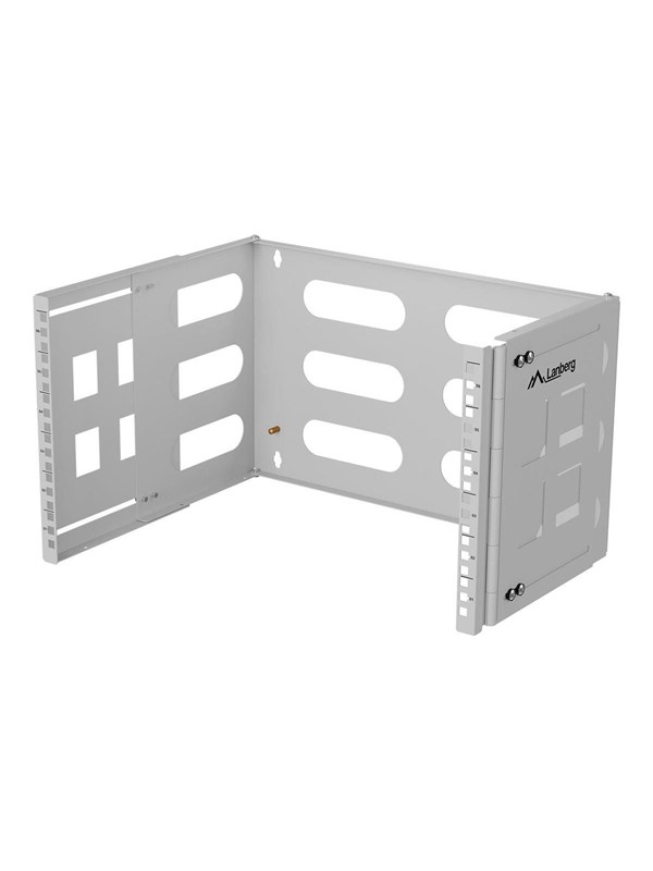 Lanberg - rack wall mount - folding 497 x 400/240 - 6U