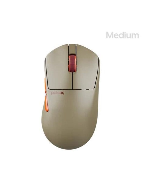 Pulsar X3 CrazyLight Medium Wireless (Desert) - Pelihiiri - Optinen - 5 painiketta - Beige