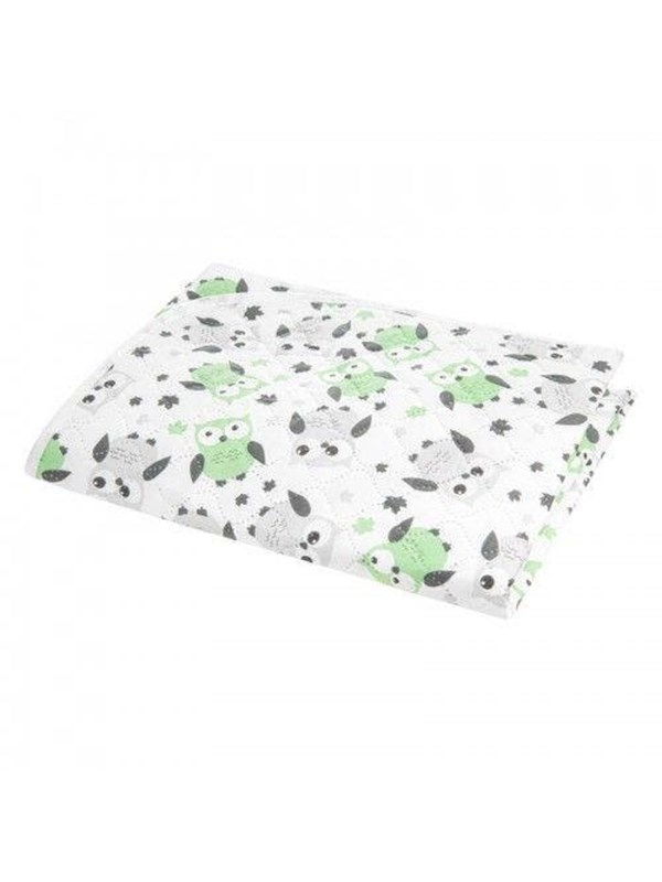 Akuku PEVA Changing mat 55 x 70 cm GREY-MINT OWLS
