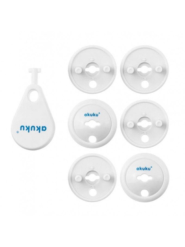 Akuku Socket covers (6pcs) / white