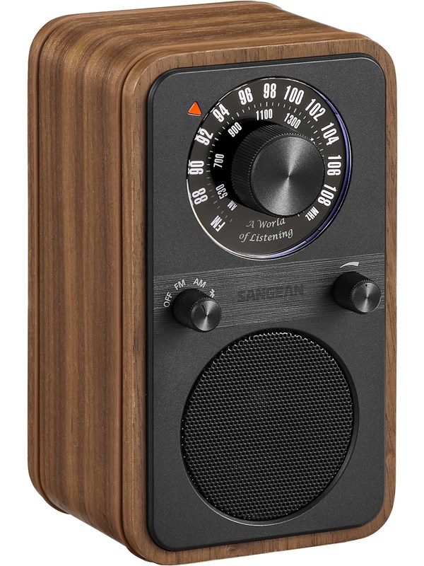 Sangean WR-9 AM/FM/Bluetooth Radio Vintage Walnut - AM/FM - Mono - Pähkinä