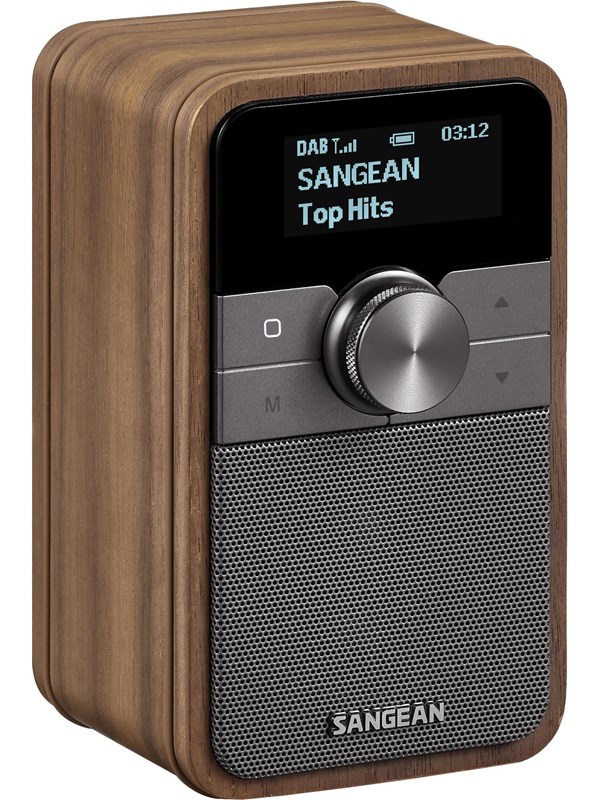 Sangean DDR-8 DAB+/FM-RDS/Bluetooth Radio Vintage Walnut - DAB+/FM - Mono - Pähkinä